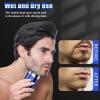 2025 New Model Mini Dual-Head Electric Shaver, Electric Mini Portable Razor, Pocket Shaver USB Shavers for Men, Rechargeable Washable Double Head Razor for Home, Car, Travel (Green) view 2