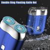 2025 New Model Mini Dual-Head Electric Shaver, Electric Mini Portable Razor, Pocket Shaver USB Shavers for Men, Rechargeable Washable Double Head Razor for Home, Car, Travel (Green) view 4