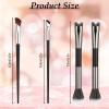 4 PCS Contour Brushes and Nose Brush Set, 2 in 1 Contour Brushes for Makeup, Soft Nose Makeup Blending Brush for Contouring, Blush view 3