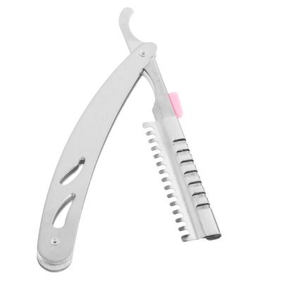 FESTFENDS Manual Razor Full Stainless Steel Vintage Shaving Razor Foldable Barber Scraper Beard Haircut Tools for Men Use