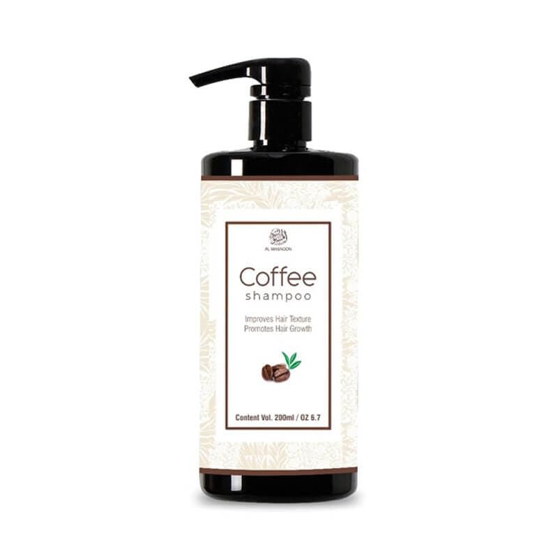 Coffee Shampoo, 200ml, Hair Growth and Texture Improvement Formula with Dark Arabica Coffee Beans, Liquid Form