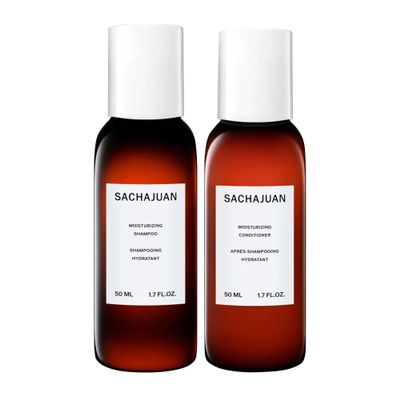 SACHAJUAN Moisturizing Travel Duo | Deep Hydration for Dry or Chemically Treated Hair | Repairs, Softens & Restores Shine | Vegan & Paraben-Free | TSA-Friendly | Set of 2