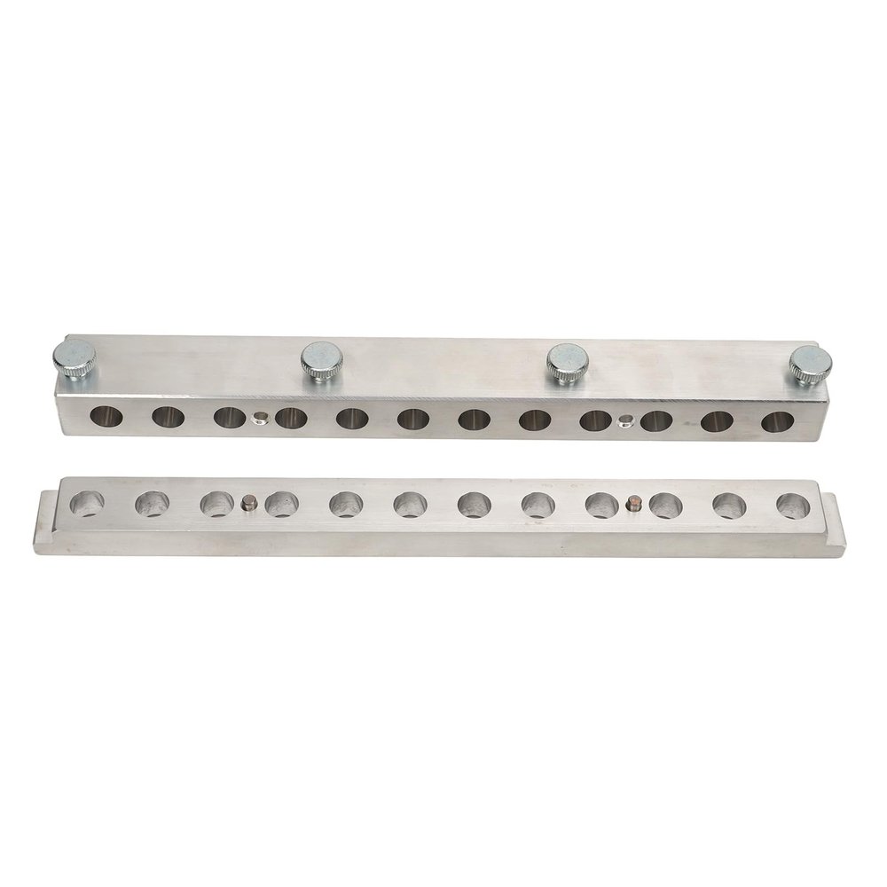 12.1mm DIY Li Type Aluminum Lip Balm Mould, 12 Holes Lip Glossiness Cosmetic Tool for DIY g, to Demould Minum l