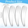 4PCS Makeup Spatulas, Mini Metal Cosmetic Spatulas, Reusable Skincare Scoop for Mixing Sampling Cream Eye Face view 2