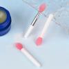 10 pieces of silicone lip mask lip glaze brush mini portable eye shadow lipstick brush (5 pieces for plastic and 5 pieces for aluminum tube) view 4
