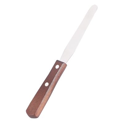 Cryfokt Reusable Stainless Steel Waxing Knife Comfortable Handle Wax Applicator for Large Skin Areas Suitable for Applying or Mixing Wax Rustless Metal Spatula for Hair Removal 2cm
