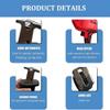 1000W Rechargeable Wig Braiding Machine, Handheld Dreadlock Braider for Synthetic Hair & Human Hair, Powerful Tool for Wig Making & Hair Transplantation view 3