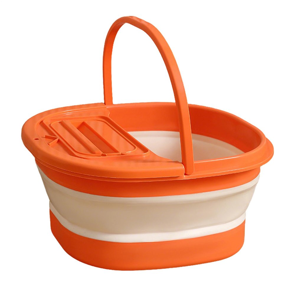 665g Foot Soaker Tub - Folding Bath Massager Bucket,Foot Soaker Container | for Men Women Elderly Seniors Travel Camping Center Hotel Dorm Bathroom