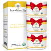 BeeFriendly Organic Face and Eye Cream, USDA Certified Organic Facial Moisturizer, All In One Natural Face, Eye, Neck, Decollete Cream Reduces Wrinkles & Lines, 6 oz (3 Jars in a box) view 1