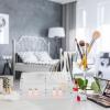 Acrylic Makeup Organizer Box: Vanity Storage Container - 2 Tier Facial Mask Holder Skincare - Desktop Organizer for Dresser Countertop Bathroom view 4