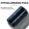 Supreme Trimmer DarkStar Foil Shaver STF720  9000 RPM Vector Motor, 150 Min Runtime Corded & Cordless Electric Razor | Hypoallergenic Foils for Face, Head & Stubble view 4