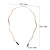 PHENOFICE 2Pcs Women Wave Hairband Lightweight Headbands for Daily Fashion Party Makeup Elegant Chic Hair Hoop Accessories for Brides Friends view 2