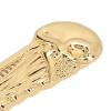 ZJchao Mustache Comb, Beard Comb Folding Foldable Zinc Alloy Prevent Static for Hairdressing (Gold) view 3