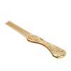 ZJchao Mustache Comb, Beard Comb Folding Foldable Zinc Alloy Prevent Static for Hairdressing (Gold) view 4