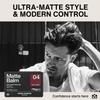 Kings Domain Melbourne Matte Balm | Ulta Matte Hair Paste for Men | Medium Hold Styling Balm | Smooth Frizz-Free Control | 3oz Salon Quality view 2
