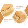 IDEANATEGRATE 3Pcs Wooden Nail Cleaner Professional Dual-sided Fingernail Brushes Stiff Bristles Portable Scrubbers for Home Manicure Salon Nail Art and Cleaning view 3