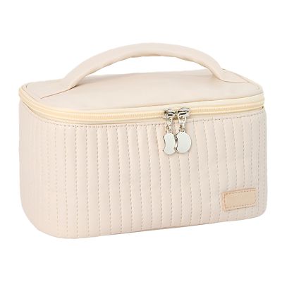 AIToWisely Wet Dry Sepa Toiletry, L Tl up, PU Leather Cosmetic with Dedicated Compartments, care Sto for Women, Portable Size 16 x 13 x 22.5cm