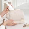 AIToWisely Wet Dry Sepa Toiletry, L Tl up, PU Leather Cosmetic with Dedicated Compartments, care Sto for Women, Portable Size 16 x 13 x 22.5cm view 3