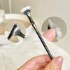 Multifunctional Fan Shaped Eyelash Brush Lash Wand Mascara Makeup Tool For Eye Makeup Shaped Flat Top Wand Brushes Comb view 2