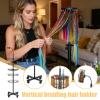 Braiding Hair Rack Stand - Height Adjustable Storage | Display Stand - for Home Workstation Braiding Service Extension Installation Mobile Styling Beauty Training Professional Competition view 3