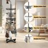 Braiding Rack Stand for Hair - Height Adjustable Organizer Storage,Display Stand,for Home Workstation Braiding Service Extension Installation Mobile Styling Beauty Training Professional Competition view 3