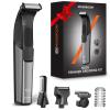 Manscape Body Hair Trimmer for Men - 3-in-1 Electric Shaver, IPX6 Waterproof Wet/Dry Groomer Kit for Chest, Underarms, Pubic & Legs, with USB Recharge Razor view 1
