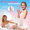 Bikini Trimmer for Women - 2-in-1 Electric Razors for Women | Dual Ceramic Blades Electric Shaver for Sensitive Skin, Rechargeable, Waterproof IPX7 Bikini Trimmer for Shower & Travel | Gift for Her view 4