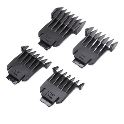 1Set/4pcs For T9 Universal Hair Clipper Limit Comb Guide Sets 1.5mm/3mm/6mm/10mm Limit Calipers Trimmer Guards Hairdressing Tool
