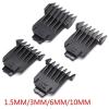 1Set/4pcs For T9 Universal Hair Clipper Limit Comb Guide Sets 1.5mm/3mm/6mm/10mm Limit Calipers Trimmer Guards Hairdressing Tool view 2