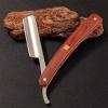 CMD Straight Blade Razor, Wooden Handle Foldable Barber Blades Razor view 3