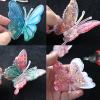 4 Part Interconnected Elastomer Cast For Stereoscopic Butterfly Hair Clamps Rosin Crafting Artisanal Addons view 3