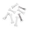 1-6pcs Black White Bone Hairpins Women Sweet Gril Y2K Lovely Headwear Barrettes Hair Band Funny Vivid Dog Bones Side Clip Pins(White,2pcs) view 1