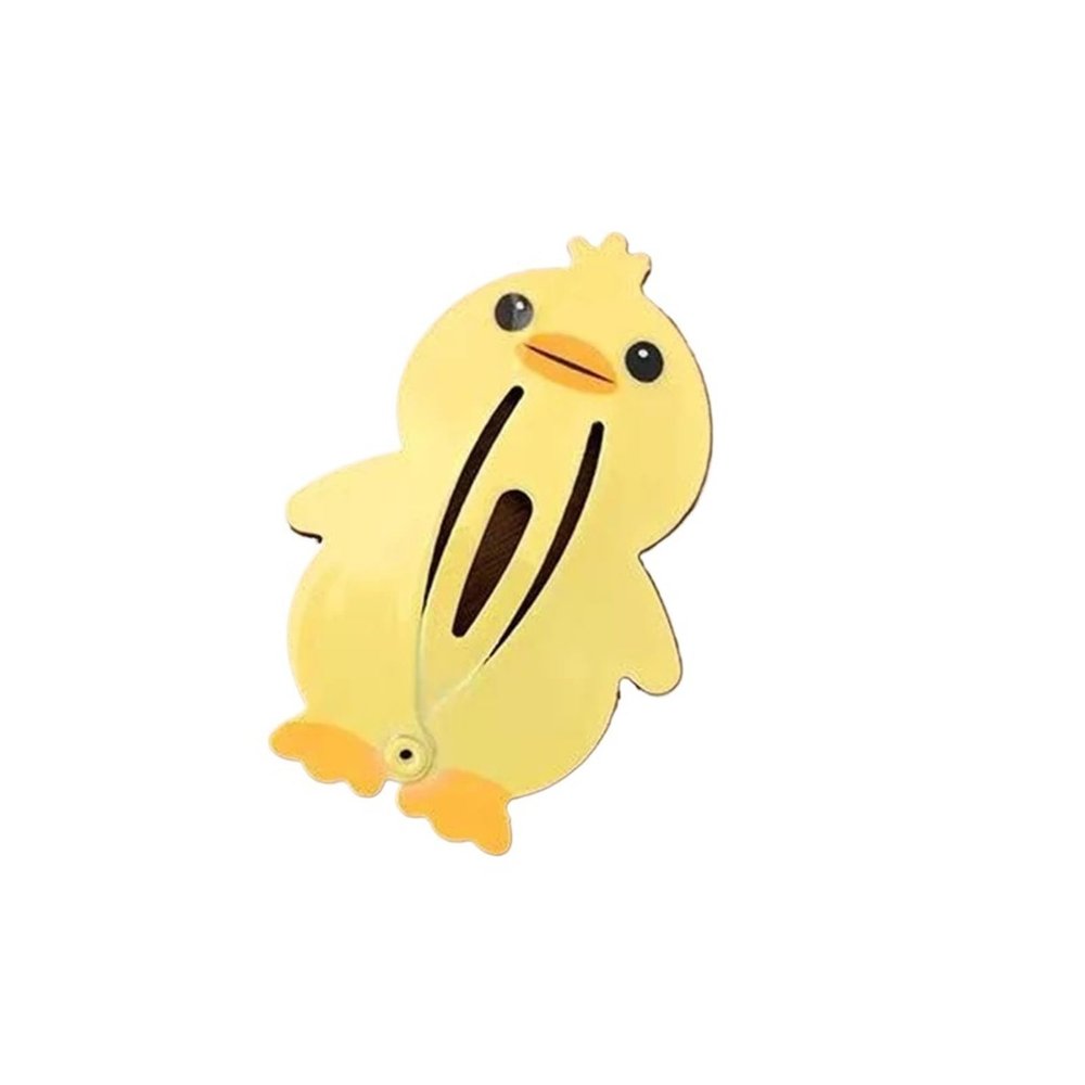 1pc/5pcs 1pc cartoon cute animal bee bird rabbit little yellow duck children bb clip sweet girl broken hair side clip(Yellow duck)