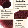 99J Burgundy Bundles Human Hair Jerry Curl Bundles Human Hair 26 26 26 Inch Brazilian Hair 3 Bundle Wine Red Unprocessed Virgin Remy Hair Extensions for Women view 3
