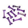 1-6pcs Black White Bone Hairpins Women Sweet Gril Y2K Lovely Headwear Barrettes Hair Band Funny Vivid Dog Bones Side Clip Pins(Purple,6pcs) view 1