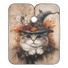 Mystical Cat Witch Hat Autumn Barber Capes Professional Barber Hair Cutting Cape, Hair Bib Haircuts 64.9 In x 55.1 In view 1