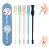 5PCS 2-in-1 Nasal Hair Cutter, Upgrade Manual Double Sided Nose Hair Trimmer Cutter for Women and Men 360Rotating Nose Hair Remover Grooming Tool knife Razor Portable Nostril hair kit (5 Colors) view 1