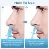 5PCS 2-in-1 Nasal Hair Cutter, Upgrade Manual Double Sided Nose Hair Trimmer Cutter for Women and Men 360Rotating Nose Hair Remover Grooming Tool knife Razor Portable Nostril hair kit (5 Colors) view 3