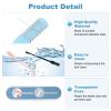 5PCS 2-in-1 Nasal Hair Cutter, Upgrade Manual Double Sided Nose Hair Trimmer Cutter for Women and Men 360Rotating Nose Hair Remover Grooming Tool knife Razor Portable Nostril hair kit (5 Colors) view 4