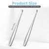 2 Pcs Nail Cuticle Remover Cuticle Pusher Cutter Stainless Steel Dead Skin Remover Tool Professional Manicure Trimmer Tool for Nail Edges view 2