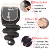 Body Wave Bundles Human Hair with Closure (18 20 22 24+16) 4 Bundles with Closure 5x5 HD Closure with Bundles Human Hair 12A Unprocessed Virgin Hair view 4