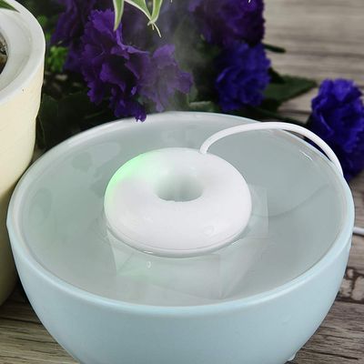 Drfeify Mini Humidifier for Car Office Bedroom, Portable Spray Humidifier for Dorm College (White)