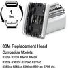 83M Replacement Head Compatible with Braun Series 8 Shaver, 83M Wet&Dry Replacement Shaver Head for Braun S8, Upgrade Foil & Cutter Blade for S8 8577cc 8417s, 2Pack view 2