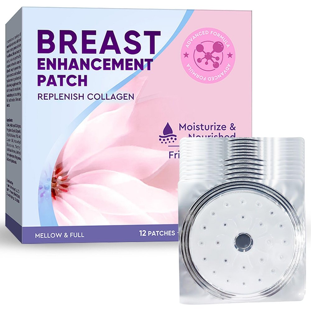Breast Enhancement Patch, 12 Pcs Breast Mask Moisturizing and Firming Bust Skin, Tighten and Lift Bust for Woman