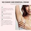 No Shave Hair Removal Cream, Suitable for Sensitive Skin, Moisturizes and Nurtures Skin, Leaving it Soft and Protected after Hair Removal150ML/5.29FL OZ (1) view 2
