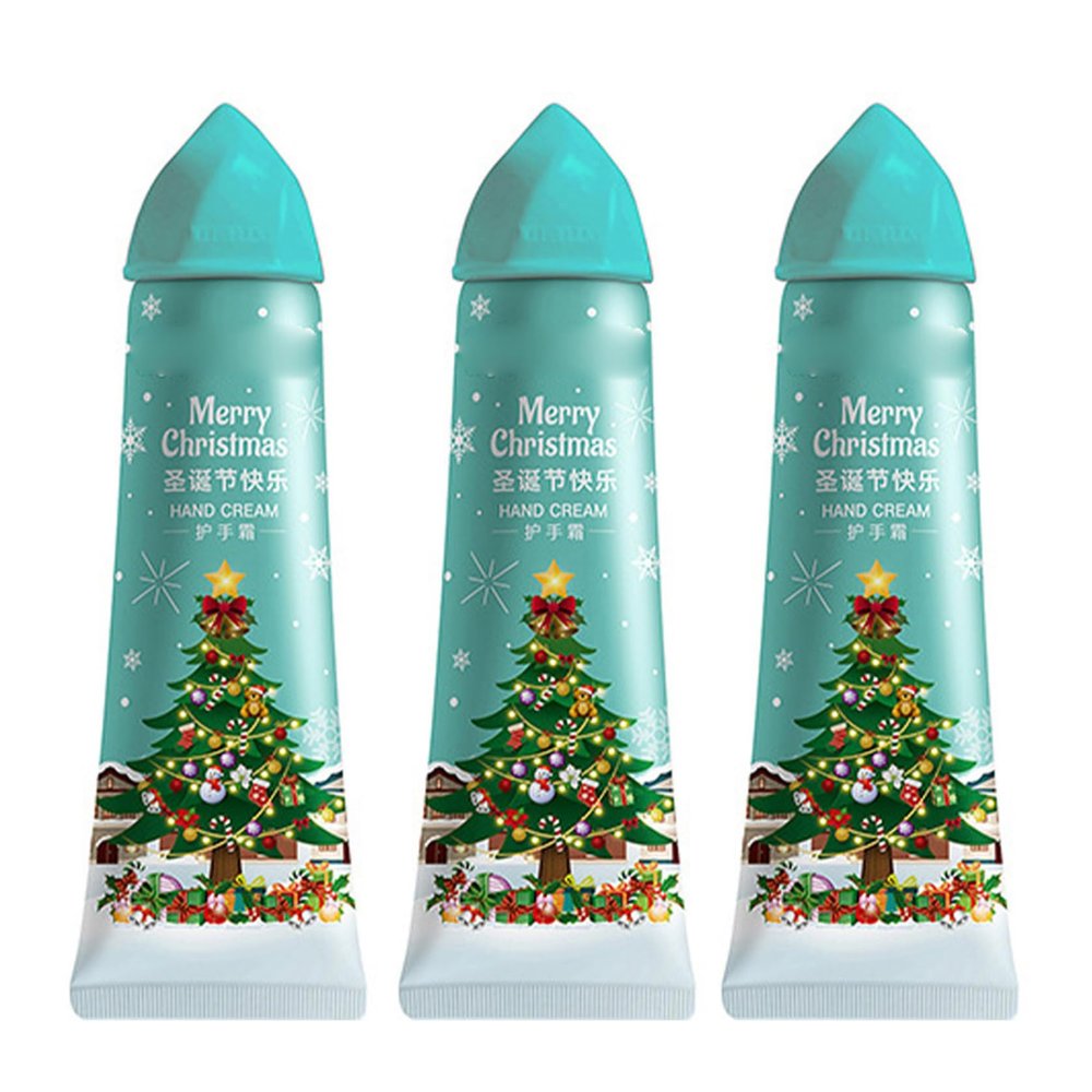 HULIJA Winter Care Hand Cream Trio Gift Set Travel Size Nourishing Lotion for Dry Skin 3 Pack Tree One Size