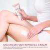 Hair Removal Cream - No Shave Hair Removal Cream for Women, Works in 5 Mins, 65% Natural Extracts for Sensitive Skin, Vitamins E & B5 to Moisturize, Long-Lasting Smoothness,150ML/5.29FL view 2