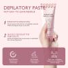 Hair Removal Cream - No Shave Hair Removal Cream for Women, Works in 5 Mins, 65% Natural Extracts for Sensitive Skin, Vitamins E & B5 to Moisturize, Long-Lasting Smoothness,150ML/5.29FL view 3