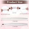 2 Pack Retractable Lipstick Brush, Lip Brush for Lipstick Lip Liner Pencil Brushes Flat Lips Balm Applicator Travel Lipliner Brushes for Lipsticks, LipGloss, Eyeshadow Travel view 3