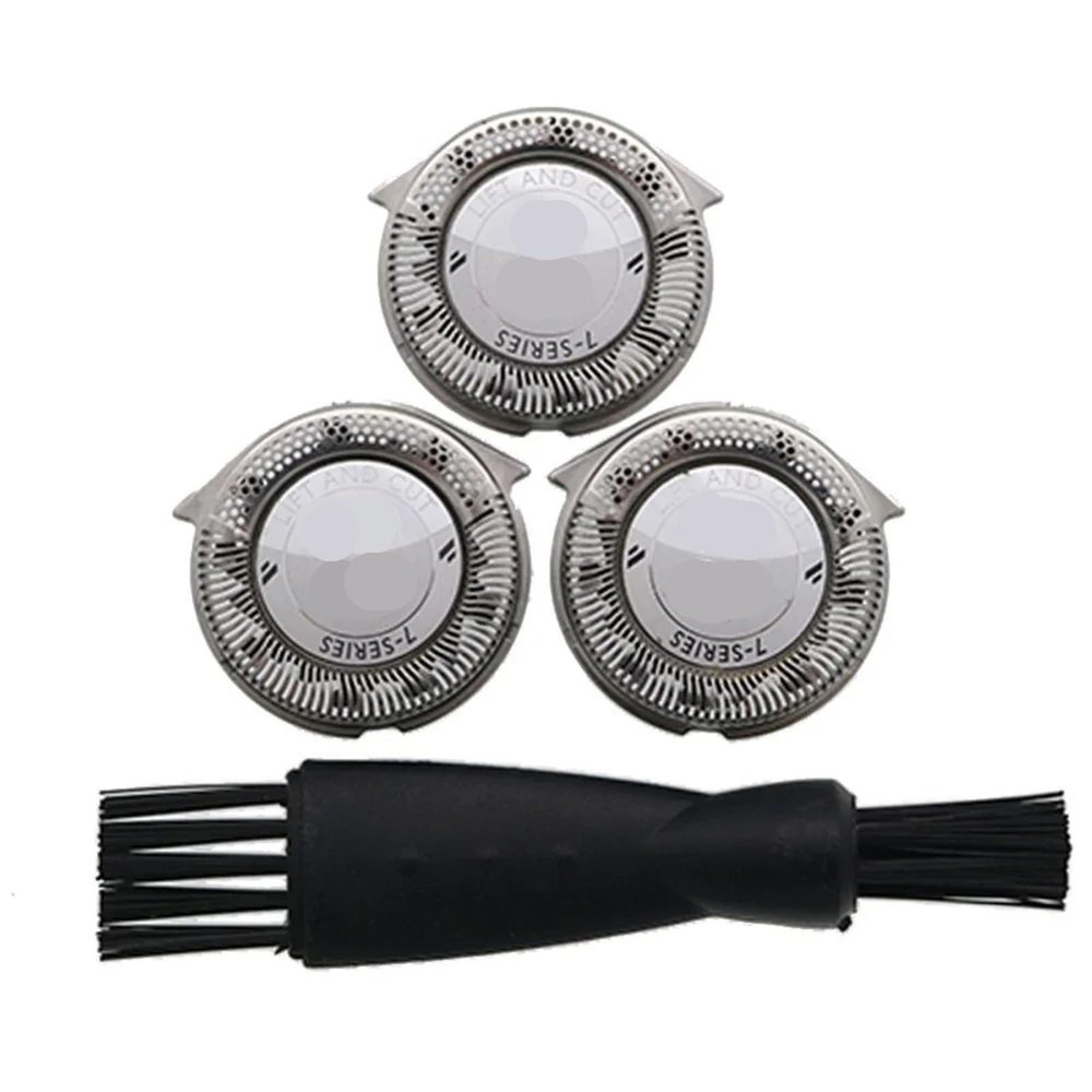 3pcs Razor Blade HQ6 Replacement Blade Shaver Heads, Compatible For Philips, HQ662 HQ663 HQ664 HQ665 HQ686 HQ7830 HQ6888 HQ7850 HQ7825 HQ642